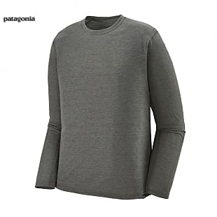 Patagonia M LONG-SLEEVED CAPILENE COOL TRAIL SHIRT, Forge Grey