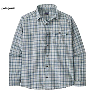 Patagonia M L/S COTTON IN CONVERSION LW FJORD FLANELL SHIRT, Squared - Tidepool Blue