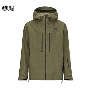 Picture M WELCOME 3L JACKET, Dark Army Green