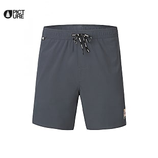 Picture M PIAU SOLID 15 BOARDSHORTS, India Ink - Season 2022