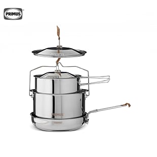 Primus CAMPFIRE STAINLESS STEEL SET LARGE, Silver