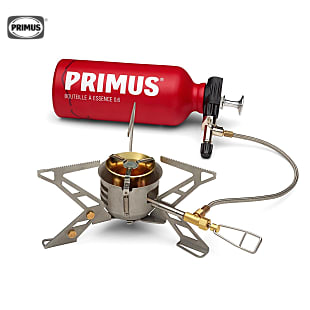 Primus STOVE OMNIFUEL II WITH FUEL BOTTLE, Grey - Red