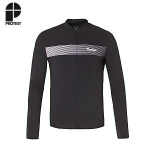 Protest M PRTGERRIE CYCLING JERSEY LONG SLEEVE, Dark Grey Melee