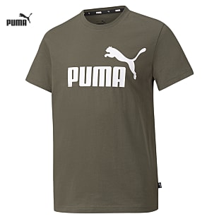 Puma BOYS ESSENTIALS LOGO TEE, Grape Leaf