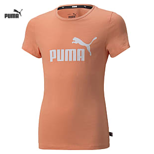 Puma GIRLS ESSENTIALS LOGO TEE, Peach Pink