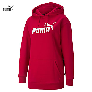Puma W ESSENTIALS ELONGATED LOGO HOODIE, Persian Red