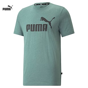Puma M ESSENTIALS HEATHER TEE, Mineral Blue