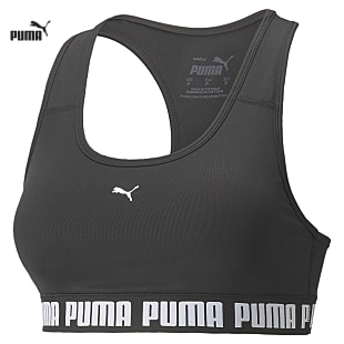 Puma W MID IMPACT PUMA STRONG BRA, Puma Black