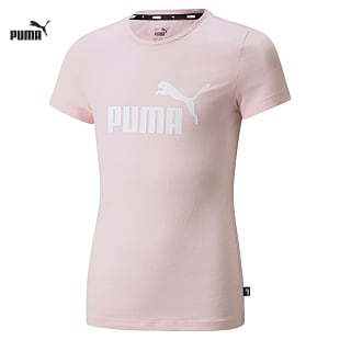 Puma GIRLS ESSENTIALS LOGO TEE, Chalk Pink