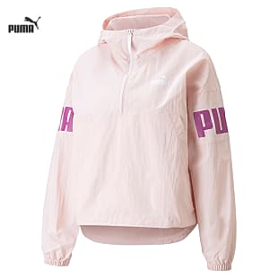 Puma W PUMA POWER 1/2 ZIP WINDBREAKER, Chalk Pink
