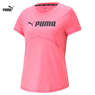Puma W PUMA FIT HEATHER TEE, Sunset Pink Heather