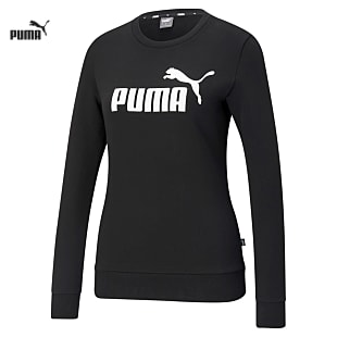 Puma W ESSENTIALS LOGO CREW, Puma Black
