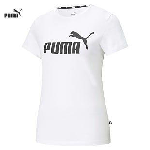 Puma W ESSENTIALS LOGO TEE, Puma White
