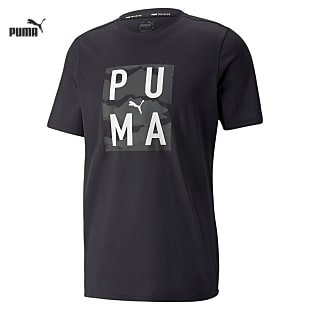 Puma M TRAIN GRAPHIC TEE, Puma Black