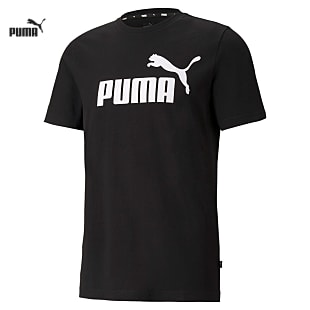 Puma M ESSENTIALS LOGO TEE, Puma White - Season 2024
