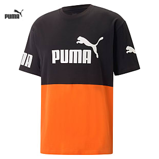 Puma M PUMA POWER COLORBLOCK TEE, Puma White