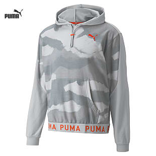 Puma M TRAIN AOP HOODIE, Puma Black