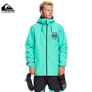 Quiksilver M HIGH IN THE HOOD JACKET, Pool Green