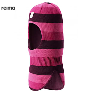 Reima KIDS STARRIE BALACLAVA, Raspberry Pink - Striped