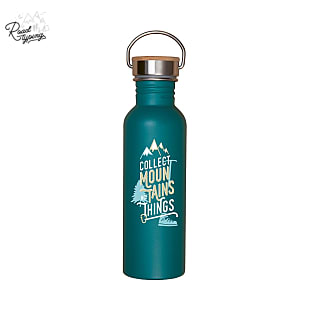 Roadtyping COLLECT MOUNTAINS STAINLESS STEEL BOTTLE, Grün