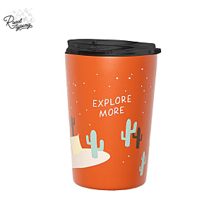 Roadtyping EXPLORE-MORE COFFEE TUMBLER, Orange