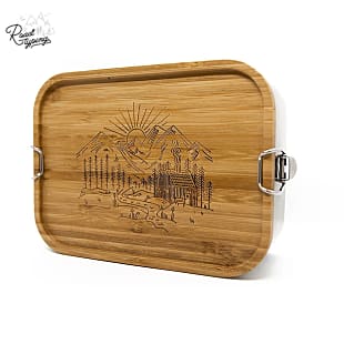 Roadtyping MOUNTAIN SUN LUNCH BOX, Silber - Holz