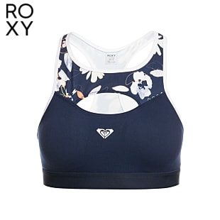 Roxy W HEART INTO IT HIGH SUPPORT BRA, Naval Academy Outerlines