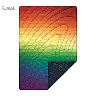 Rumpl ORIGINAL PUFFY BLANKET 1P, Rainbow Fade