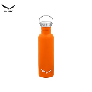 Salewa AURINO STAINLESS STEEL BOTTLE 0.75 L DOUBLE LID, Fluo Green