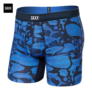 Saxx M DROPTEMP COOLING MESH BOXER BRIEF, Voyagers - Navy