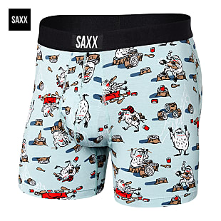 Saxx M ULTRA BOXER BRIEF, What To Play - Black