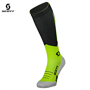 Scott RC COMPRESSION SOCK, Safety Yellow - White