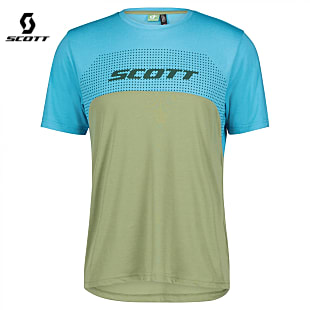 Scott M TRAIL FLOW DRI S/SL SHIRT (PREVIOUS MODEL), Nile Blue - Frost Green
