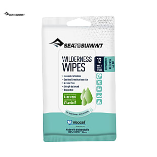 Sea to Summit WILDERNESS WIPES COMPACT 12-PACK, White