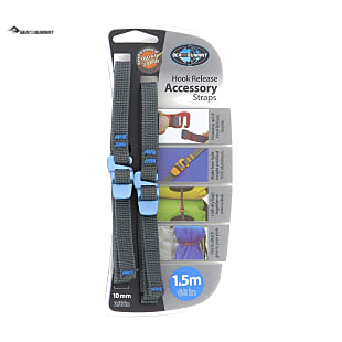 Sea to Summit TIE DOWN ACCESSORY STRAP WITH HOOK 1.5M X 10MM, Blue