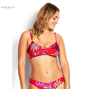 Seafolly W ON VACATION KEYHOLE BRALETTE, Chili