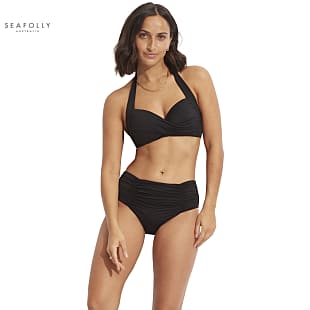 Seafolly W COLLECTIVE TWIST SOFT CUP HALTER, Black