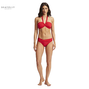 Seafolly W COLLECTIVE HALTER BANDEAU, Chilli Red