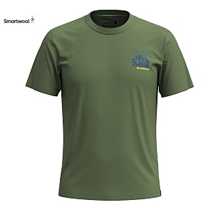 Smartwool M FOREST FINDS GRAPHIC SHORT SLEEVE TEE, Fern Green