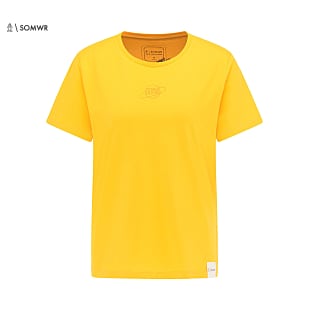 SOMWR W PLANET IS HERE TEE, Saffron Yellow