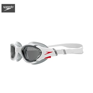 Speedo BIOFUSE 2.0 GOGGLE, Fed Red - Silver - Clear