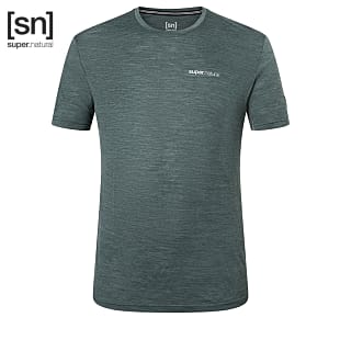 Super.Natural M TO INFINI TEE, Urban Chic Melange - Silver Reflective