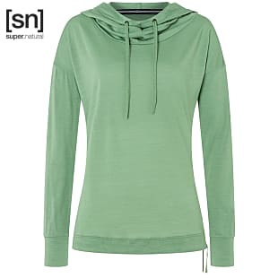 Super.Natural W FUNNEL HOODIE, Deep Forest