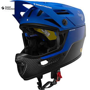 Sweet Protection ARBITRATOR MIPS HELMET, Race Blue - Natural Carbon