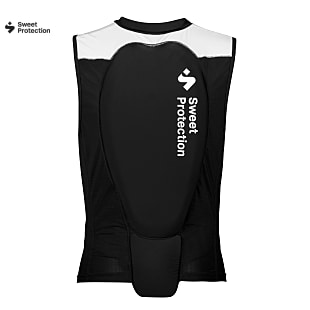 Sweet Protection M BACK PROTECTOR RACE VEST, True Black - Snow White