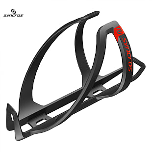 Syncros COUPE CAGE 1.0 FLASCHENHALTER, Black - Spicy Red