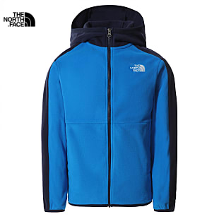 The North Face YOUTH GLACIER FULL ZIP HOODIE, Hero Blue