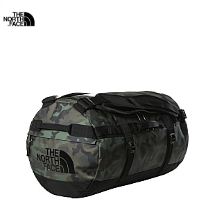 The North Face BASE CAMP DUFFEL S, Thyme Brushwood Camo Print - TNF Black