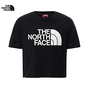 The North Face GIRLS S/S EASY CROPPED TEE, TNF Black