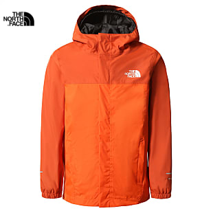 The North Face BOYS RESOLVE REFLECTIVE JACKET, Red Orange
